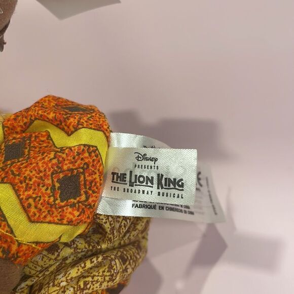 Disney The Lion King Simba Broadway Musical Theatre, Plush Soft Toy NWT EC 12” - Picture 8 of 9